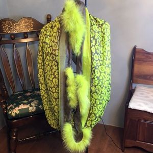 Fox fur scarf